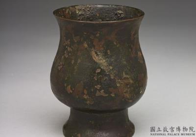 图片[3]-Bronze Zhi wine vessel, Ming to Qing dynasty-China Archive